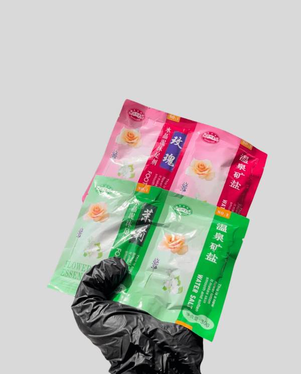 Sunnez Cosmetics Salt Packets Salt packets for skincare and wellness.
